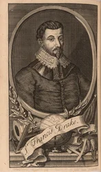 Portret van Sir Francis Drake