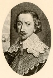 Portret van Sir John Pennington, in Engelse wapenrusting met Vandyke kraag, ca. 1610-1630, 1937