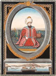Portret van Sultan Murad II 1404-1451