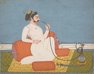 Portret van Thakur Utham Ram, ca. 1760