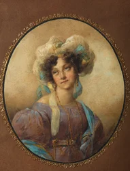 Portret van Yelena Alexandrovna Golitsyna, geboren Naryshkina