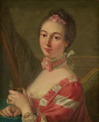 Portret van een dame, 18e eeuw