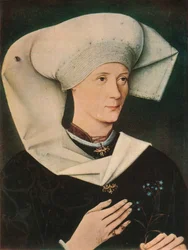 Portret van een vrouw van de Hofer familie, 1470, 1909