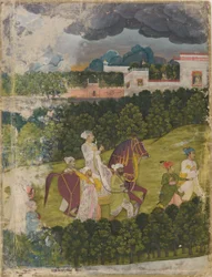 Portret van een nawab, 1730-40