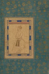 Portret van een niet-geïdentificeerde edelman van het hof van Shah Jahan, c. 1640-1650