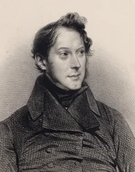 Portret van pianist en componist Amédée Méreaux 1802-1874