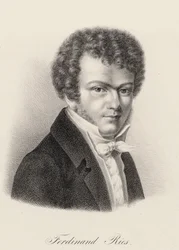 Portret van pianist en componist Ferdinand Ries 1784-1838, ca. 1830