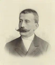 Portret van pianist en componist Moritz Moszkowski 1854-1925