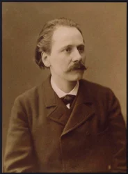 Portret van de componist Jules Massenet 1842-1912