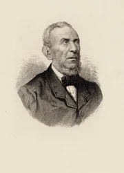 Portret van de componist Saverio Mercadante 1795-1870
