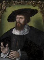 Portret van Koning Christiaan II van Denemarken 1481-1559, 1514-1516