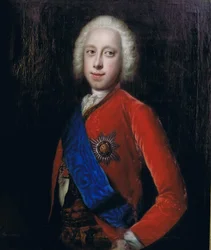 Portret van tsaar Peter III van Rusland 1728-1762, tweede helft van de 18e eeuw