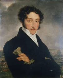 Portret van de auteur Charles Nodier 1780-1877, ca. 1830