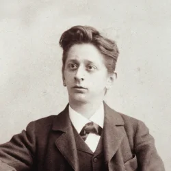 Portret van de componist Alexander von Zemlinsky, ca. 1900