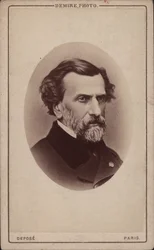 Portret van de componist Ambroise Thomas 1811-1896, 1860s