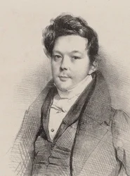 Portret van de componist Auguste-Mathieu Panseron