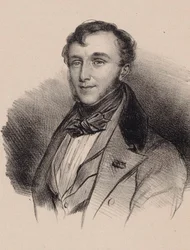 Portret van de componist Friedrich Kalkbrenner 1785-1849