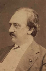 Portret van de componist Friedrich von Flotow 1812-1883, c. 1880
