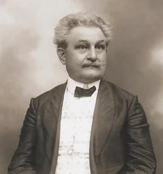 Portret van de componist Leos Janacek