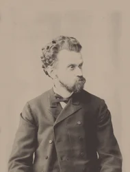 Portret van de dirigent en componist Eduard Nápravník 1839-1916