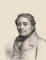 Portret van de operazanger Louis Antoine Eléonore Ponchard 1787-1866, 1845