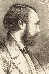 Portret van de pianist en componist Louis Lacombe 1818-1884