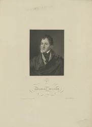 Portret van de dichter Thomas Moore 1779-1852, 1830s