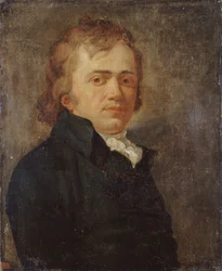 Portret van de dichter en dramaturg Marie-Joseph Chénier 1764-1811, 1795