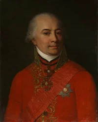 Portret van de schrijver Mikhail Nikitich Muravyov