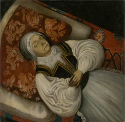 Postuum portret van K. Horvath-Stansithovej, geboren Kissovej