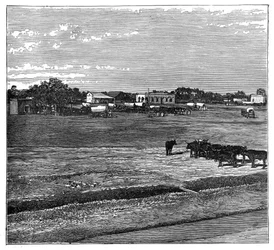 Potchefstroom, de Transvaal, Zuid-Afrika, ca. 1890