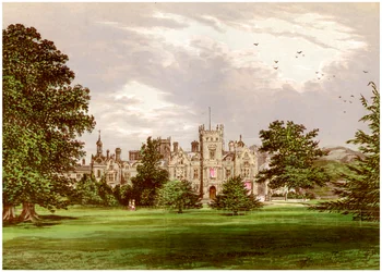 Preston Hall, Kent, huis van de familie Brassey, c1880