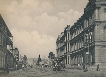 Pretoria - Market Street kijkend naar het zuiden, c1912
