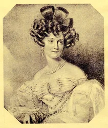 Prinses Carolyne zu Sayn-Wittgenstein, geboren Iwanowska 1819-1887, 1840s