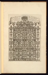 Print, Livre Nouveau de Serrurerie