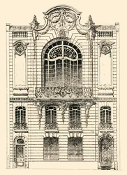 Privéhuis in Parijs, 1903