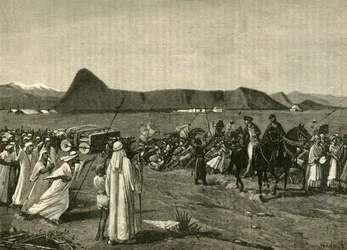 Processie van de stier, 1890