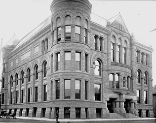 Openbare Bibliotheek Gebouw, Minneapolis, Minnesota, VS, ca. 1900