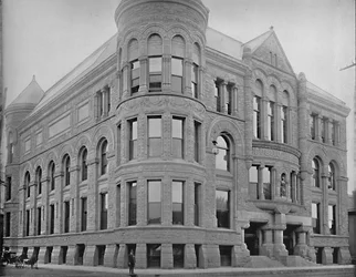 Openbare bibliotheekgebouw, Minneapolis, Minnesota, ca. 1897