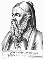 Pythagoras ca. 560 - 480 v.Chr., Griekse filosoof en wetenschapper