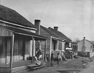 Kwartieren in Thomasville in Georgia, 19e eeuw