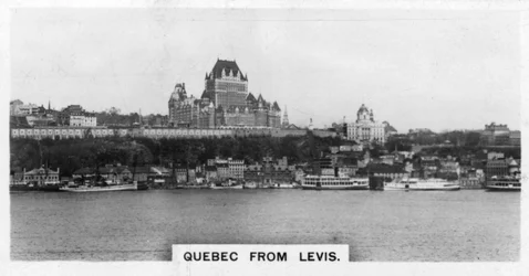 Quebec vanaf Levis, Canada, ca. 1920s