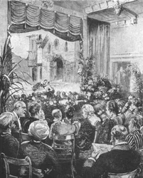 Koningin Victoria hoort Cavalleria Rusticana in Windsor