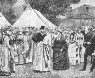 Jubileum Tuinfeest van Koningin Victoria in Buckingham Palace, 29 juni 1887, 1901