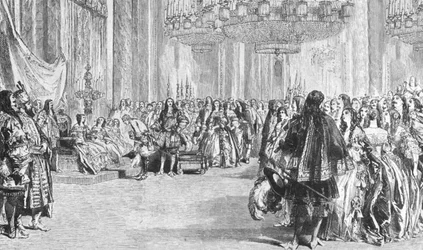 Kostuumbal van koningin Victoria in Buckingham Palace, 6 juni 1845, 1901