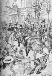 Laatste bezoek van koningin Victoria aan Londen, maart 1900