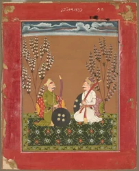 Raga Suramananda, pagina uit een Ragamala-serie