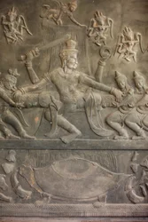 Ramayana beeldhouwwerk, Siem Reap, Cambodja