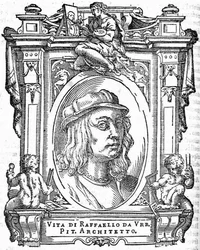 Raphael. Uit: Giorgio Vasari, Levens van de meest voortreffelijke Italiaanse schilders, beeldhouwers en architecten, 1568