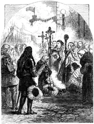 Ontvangst van Jacobus II in Dublin